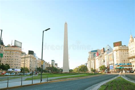 The Obelisk Of Buenos Aires Or Obelisco De Buenos Aires A National