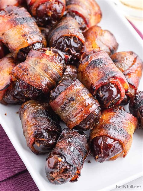 Bacon Wrapped Dates Belly Full