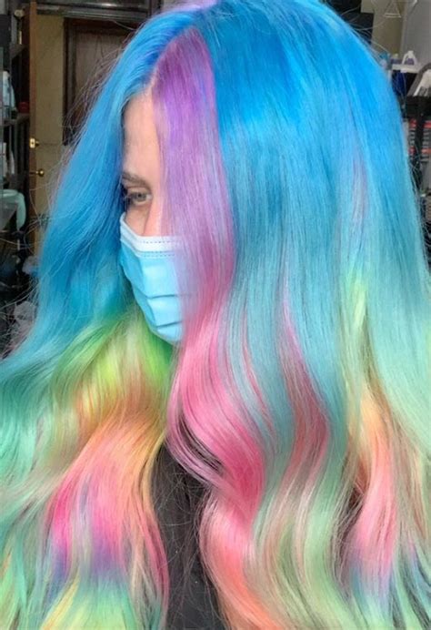 Vivid Hair Color Rainbow Hair Color Bright Hair Colors Hair Color Purple Hair Dye Colors