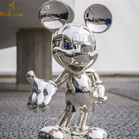 Large Mickey Mouse Statue For Sale Mickey Mouse Sculpture Plated