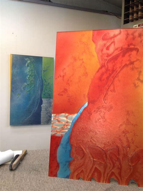 Hanging Glass Sculpture 36x24 By Markian