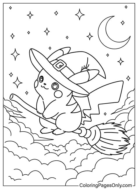 24 Pokemon Halloween Malvorlagen ColoringPagesOnly