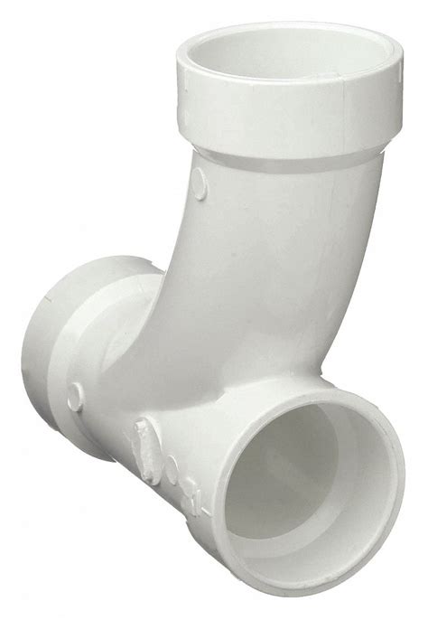 Mueller Industries Pvc Wye And 45 Degrees Elbow Hub 1 12 In Pipe