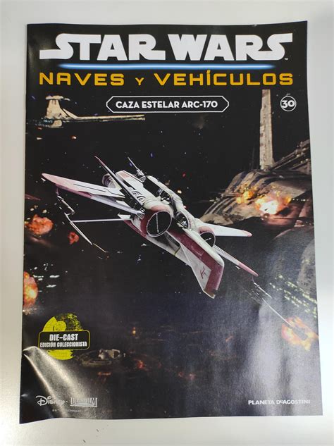 Coleccionable Star Wars Naves y Vehículos 30 Caza Estelar ARC 170