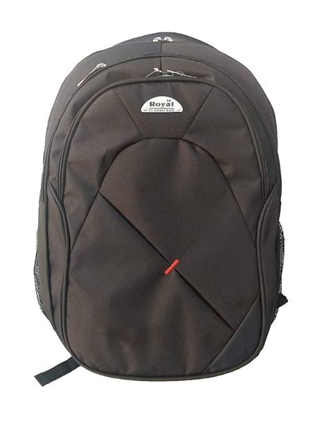 Black Polyester Promotional Office Backpack Number Of Compartments 3