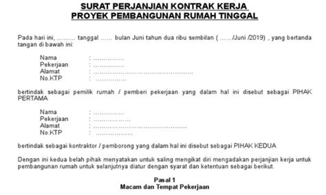 Surat Perjanjian Kerja Proyek Bangunan Ruang Ilmu Images And Photos