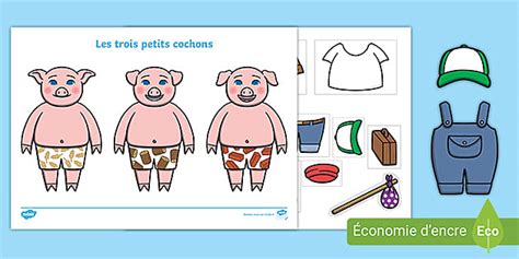 Free Activit Sur Les Trois Petits Cochons Twinkl Ca