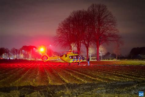 Traumahelikopter Landt In Budschop Voor Medische Noodsituatie