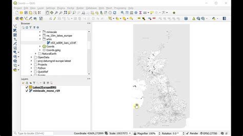 Reprojecting A Raster Layer In Qgis