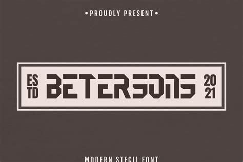 BETERSONS Font Nomlimofont FontSpace