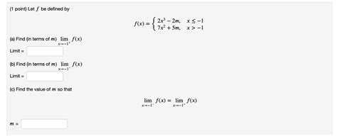 Solved 1 ﻿point ﻿let F ﻿be Defined