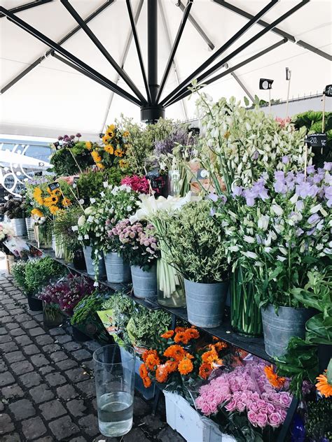 the flower market at Torvehallerne | Copenhagen food hall and market on ...