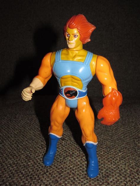 Vintage 1985 Ljn Thundercats Lion O Action Figure W Glove Orange