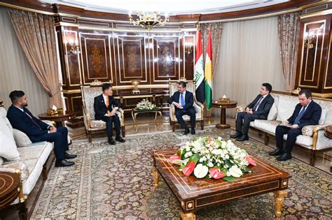 Pm Masrour Barzani Meets New Republic Of Korea Consul General