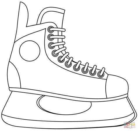 Ausmalbild Schlittschuh F R Eishockey Ausmalbilder Kostenlos Zum