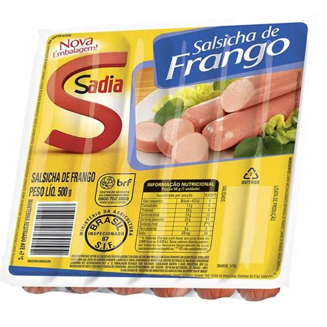 Salsicha Sadia 500g Frango Lavagnoli