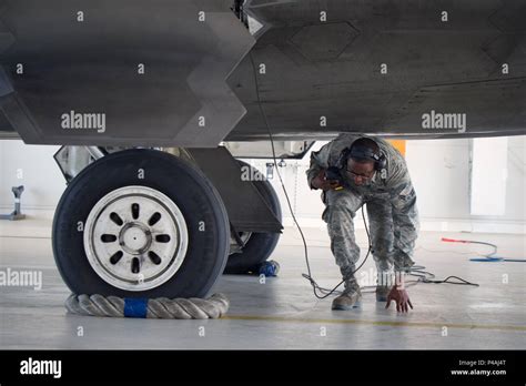 Airman 1st Class Marcus Parker 525th Aircraft Maintenance Unit Assistant Dedicated Crew Chief