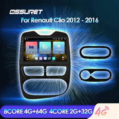 Ossuret Din Auto Car Radio Android For Renault Clio