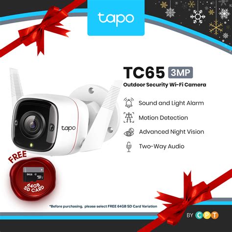 Tp Link Tapo Tc Outdoor Security Wifi Smart Camera Mp Cctv Ip Camera