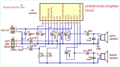 La Audio Amplifier Circuit