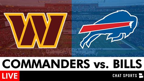 Commanders Vs Bills Live Streaming Scoreboard Free Play By Play