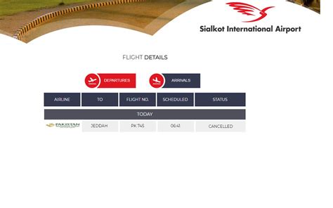 Sialkot International Airport Sial Location Features More