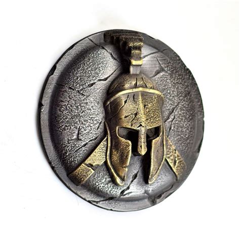 Hoplite Greek Shield Corinthian Helmet Wall Decor Spartan Etsy Uk