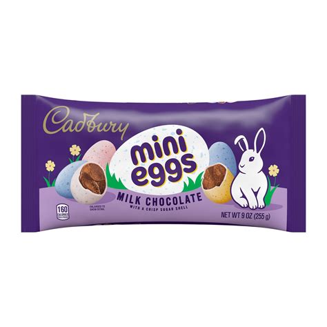 Cadbury Mini Eggs Hard Shell Coated Milk Chocolate Easter Candy 9 Oz