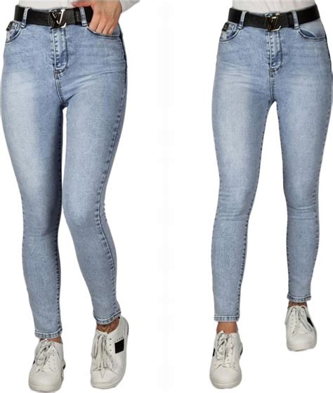 Spodnie Jeansowe Klasyczne Denim Life Plus Size Rozmiar M Ceny I