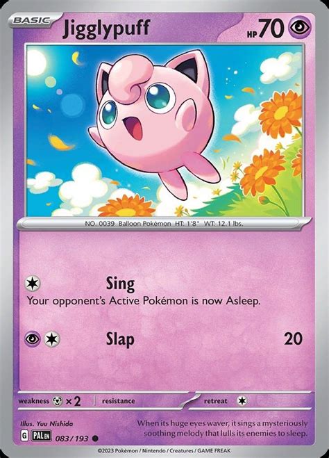 Jigglypuff sv2 83 | Pokemon TCG POK Cards