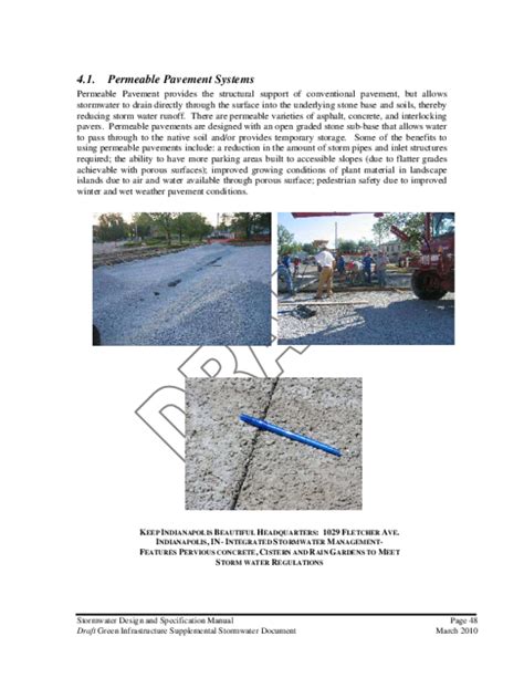 Pdf Stormwater Design And Specification Manual 41 Permeable