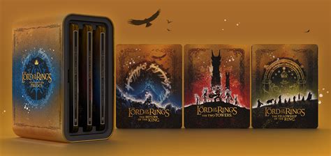 The Lord Of The Rings Theatrical And Extended Steelbook Preorder Blu