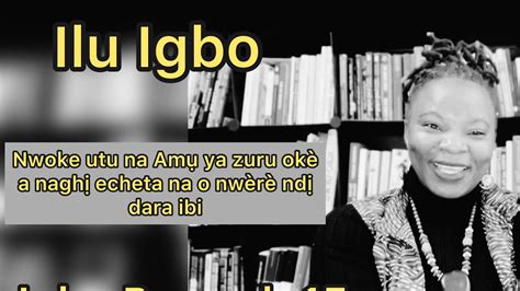 Igbo Proverb Curation And Explanation Youtube