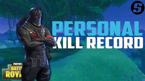 New Personal Kill Record In Fortnite Battle Royale Youtube