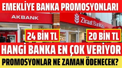 Emekl Lere Hang Banka Ne Kadar Promosyon Ver Yor Emekl Promosyonlari