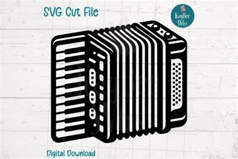 Piano Accordion Svg Cut File Graphic By Kaybeesvgs Creative Fabrica