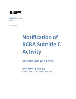 Fillable Online Dtsc Ca Form Notification Of Rcra Subtitle C