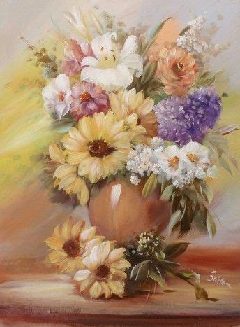 Plant Vase Pierre Auguste Renoir Flower Art Painting Floral Art