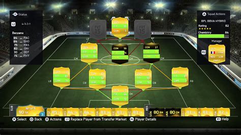 Sif Sanchez Bale Bpl Bbva Hybrid Fifa Squad Builder W Clips Youtube