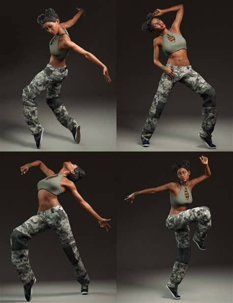 Capsces Hip Hop Poses And Expressions For Genesis 3 Females 3d