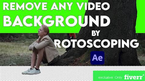 Remove Any Background Video By Rotoscoping In After Effect By Haszter