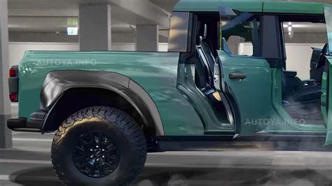 Ford Bronco Raptor Cgi Pickup Truck Seems Ready For A Jeep