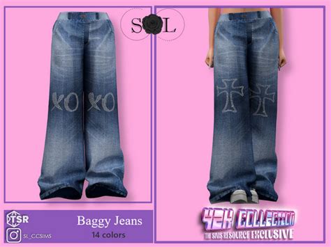 The Sims Resource Y K Sl Baggy Jeans