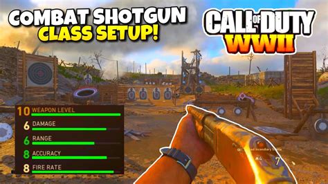 HOW TO MAKE THE COMBAT SHOTGUN OVERPOWERED COD WW2 BEST CLASS SETUP