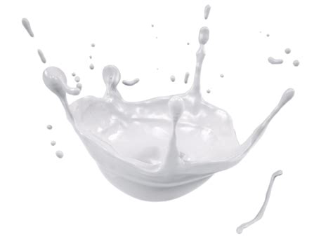 Ilustración Blanca De Salpicaduras De Leche PNG dibujos Leche