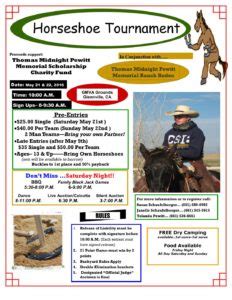 2018-Horseshoe-Tournament Flyer | Thomas Midnight Pewitt Memorial Ranch ...