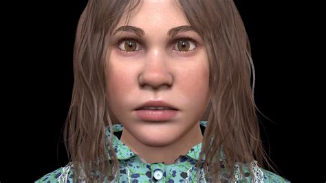 Regan Mcneil From The Exorcist Buy Royalty Free 3d Model By