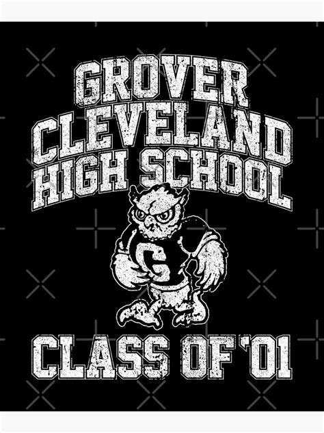 "Grover Cleveland High School Class of 01" Poster for Sale by huckblade ...