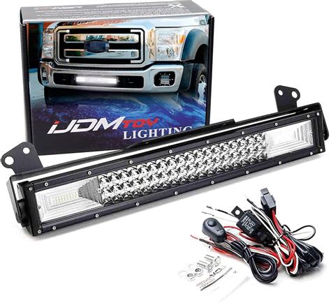 のある Ijdmtoy Lower Grille Mount 30 Inch Led Light Bar Compatible With 2005 20210626143549 00986