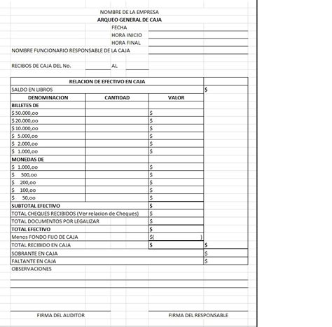 Hojas De Contabilidad Para Imprimir